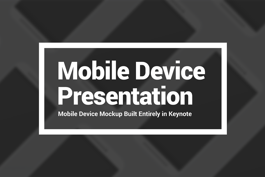 Mobile Mockup Presentation Template