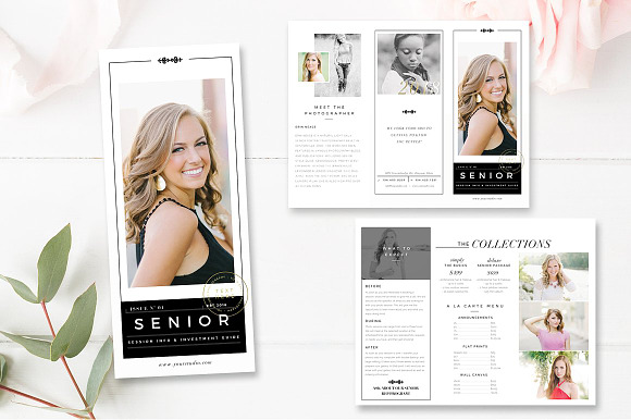Senior Photographer Marketing Set in Magazine Templates - product preview 6