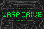 Warp Drive - Display font - 2 styles