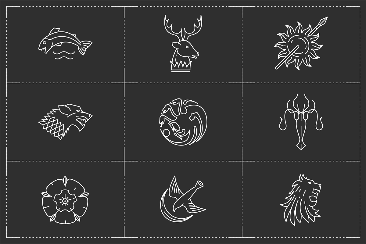 Medieval Emblems in Game Icons - product preview 8