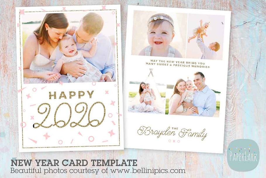 AL003 New Year Card in Postcard Templates - product preview 8