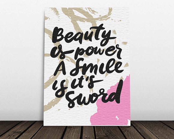 Beauty quotes set in Illustrations - product preview 1