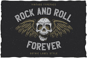 RockAndRoll Vintage Label Typeface