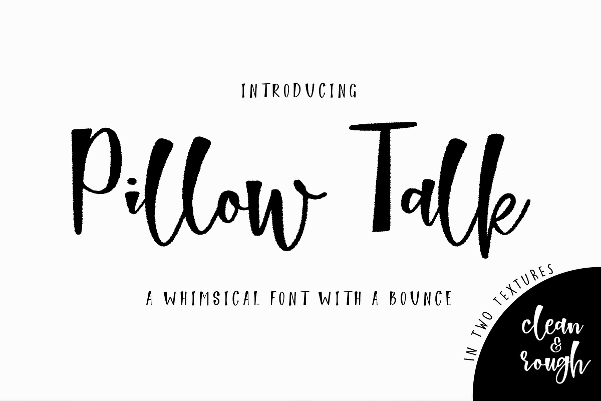Pillow Talk Font in Script Fonts - product preview 8