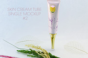 Skin Cream Tube Single Mockup #2