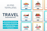 Travel Social Media Pack