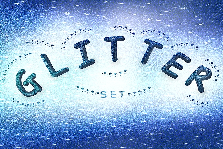 Glitter Procreate Set in Photoshop Brushes - product preview 8