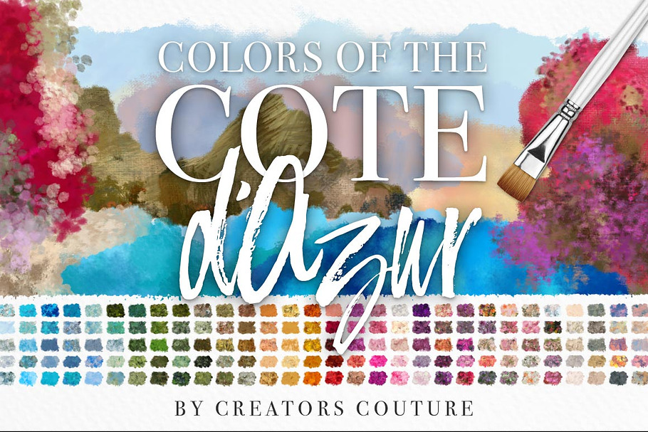 Colors of the Côte d'Azur in Photoshop Color Palettes - product preview 8