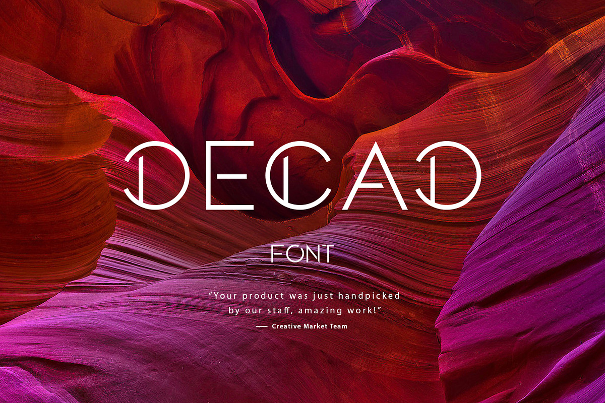 DECAD font in Sans-Serif Fonts - product preview 8