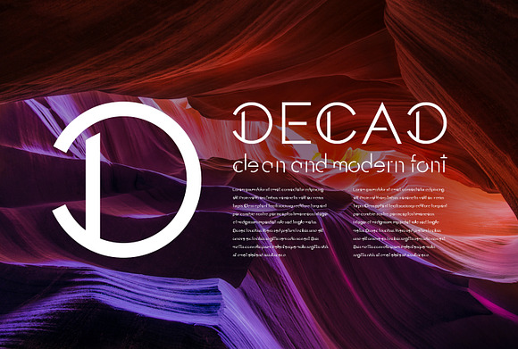 DECAD font in Sans-Serif Fonts - product preview 1