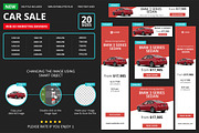 Car Sale Web Ad Marketing Banners
