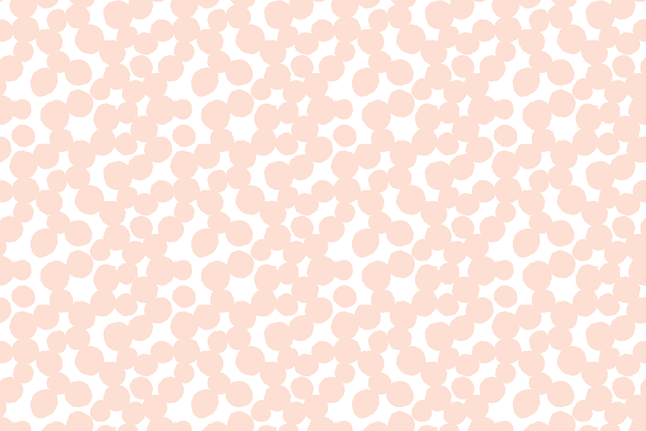 Blush Pink Dots Vector Pattern in Patterns - product preview 8