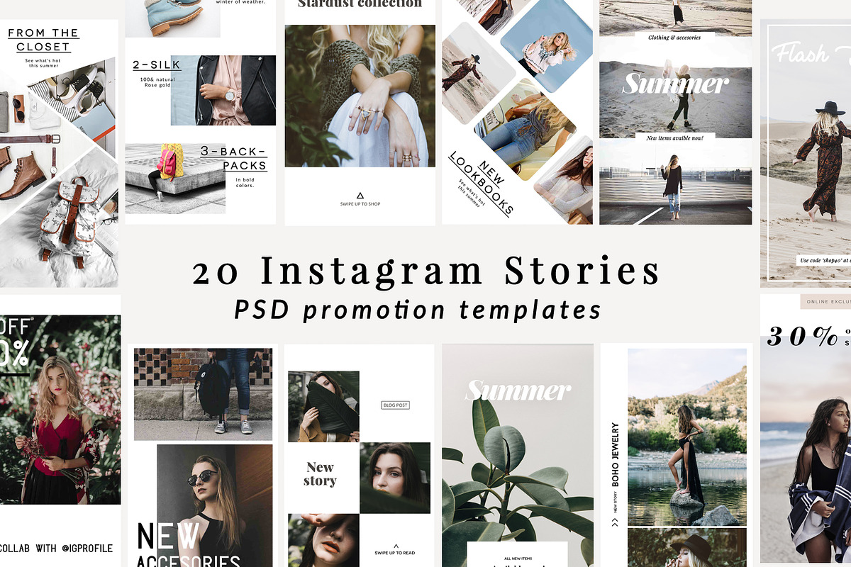 Instagram stories template bundle in Instagram Templates - product preview 8