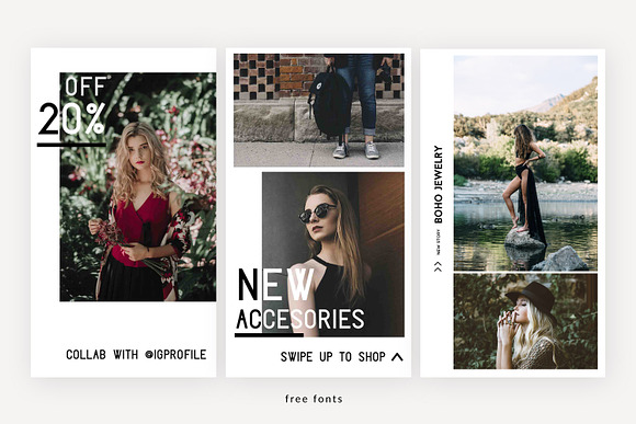 Instagram stories template bundle in Instagram Templates - product preview 3