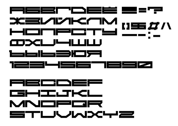 CyberSiberia font in Military Fonts - product preview 1