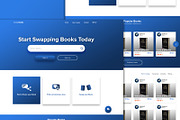 Swap Books home page UI