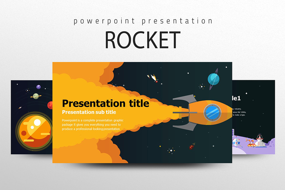 Rocket Powerpoint Template