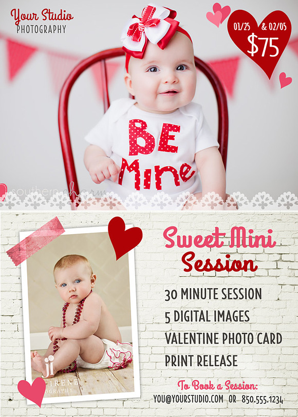 Valentine Marketing Blog Board PSD in Flyer Templates - product preview 1