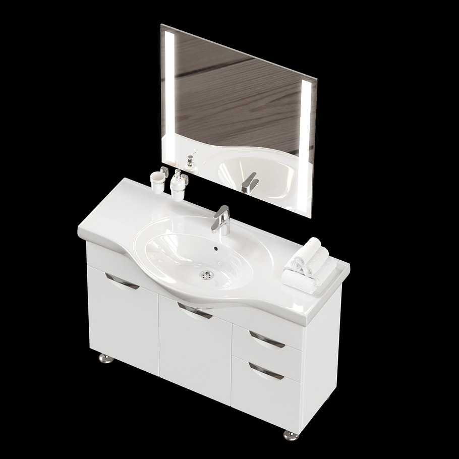 Set of bathroom sanitary engineering in Furniture - product preview 2