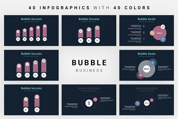 BUBBLE Template in PowerPoint Templates - product preview 6