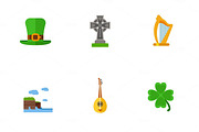 Ireland icon set