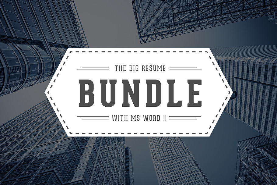 5 in 1 Resume/CV Bundle With MS Word in Resume Templates - product preview 8