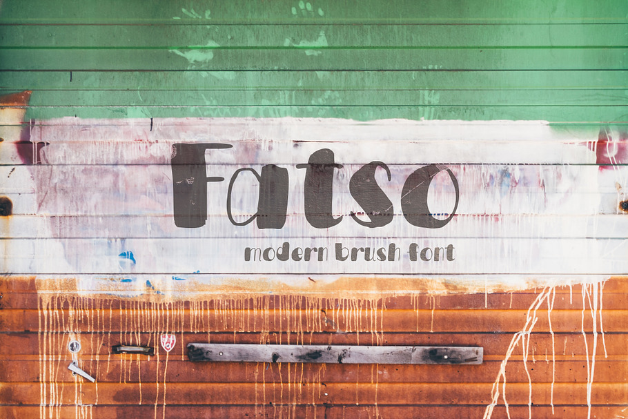 Fatso—handwritten font in Script Fonts - product preview 8