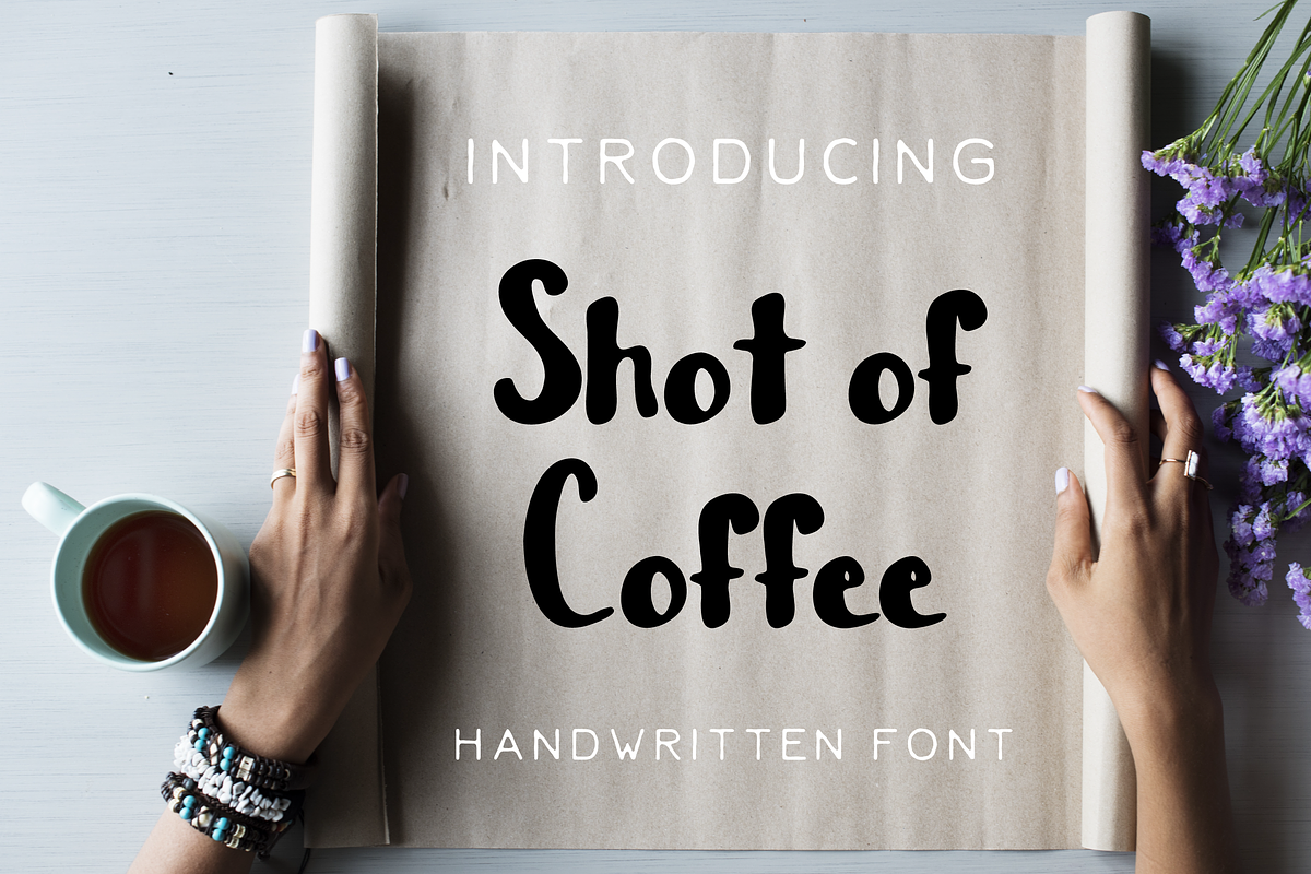 Shot of Coffee Font in Display Fonts - product preview 8