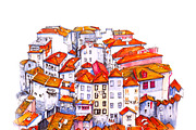 Scenic city view of Porto, Portugal