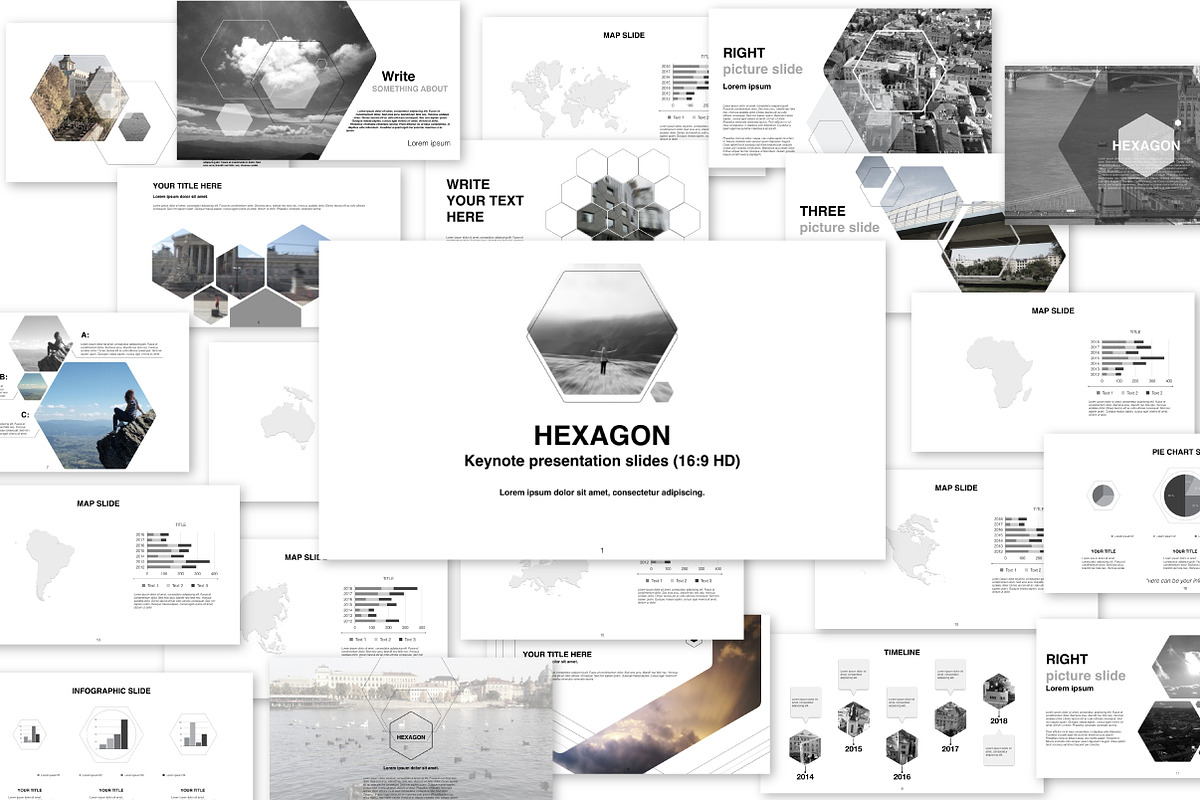 Hexagon presentation v.01-key in Keynote Templates - product preview 8