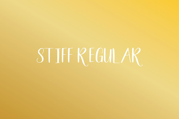 Stiff Regular Font in Sans-Serif Fonts - product preview 1