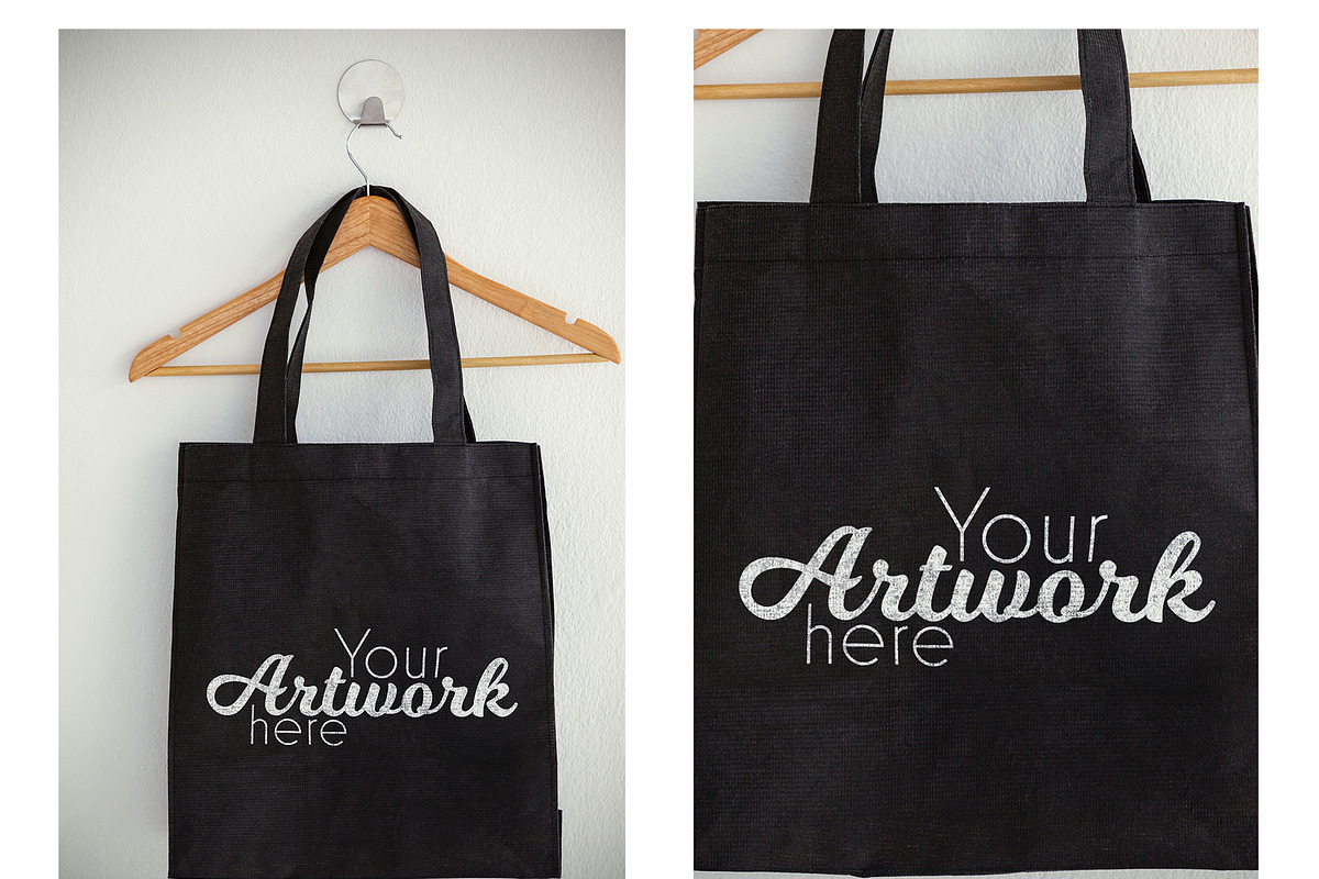 Bag On Hanger With Graphic Mockup in Templates - product preview 8