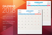 Monthly Planner 2018