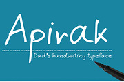 Apirak Handwriting Typeface