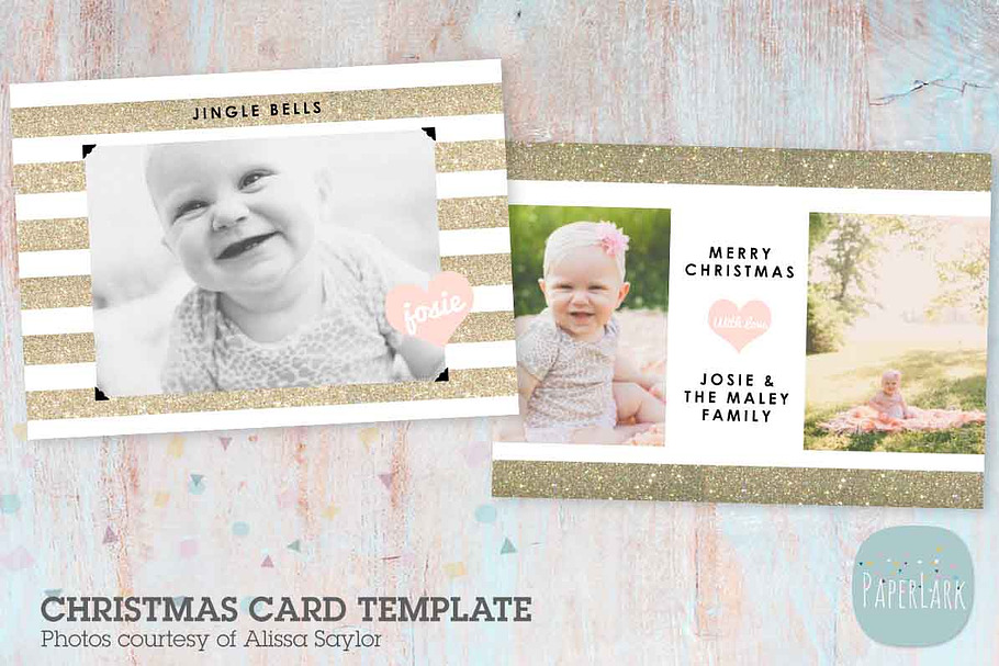 AC019 Christmas Card in Card Templates - product preview 8