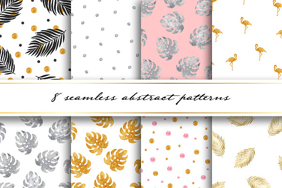 Gold collection. Seamless patterns in Patterns - product preview 4
