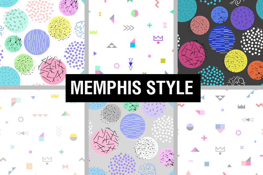 30 Memphis patterns in Patterns - product preview 8