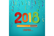 Happy New Year 2018 loading.