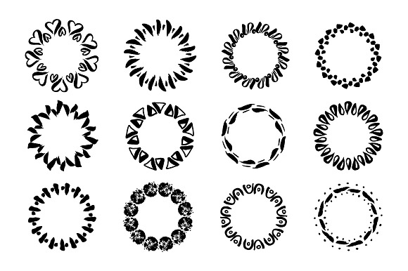 25 vector ink brushes. in Objects - product preview 3