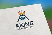 A King (Letter A) Logo