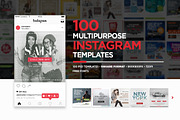 100 Multipurpose Instagram Templates