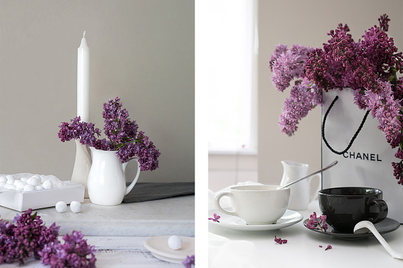FLOWERS OF LILAC. 28 STOCK PHOTOS. in Product Mockups - product preview 3