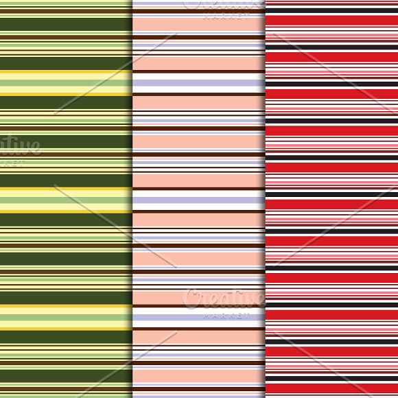 Stripes Digital Paper Pack in Patterns - product preview 4