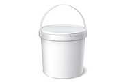 Small White plastic bucket