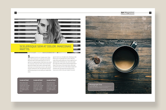 Magazine Template 01 in Magazine Templates - product preview 5