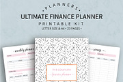 Finance Planner, Printable kit