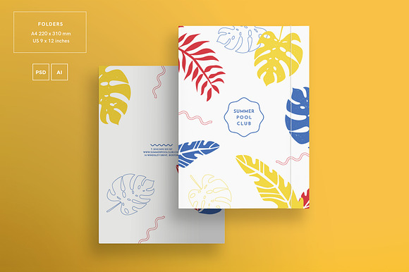 Branding Pack | Pool Party in Branding Mockups - product preview 4