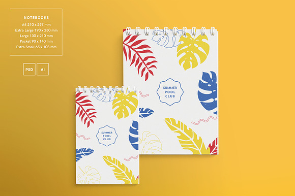 Branding Pack | Pool Party in Branding Mockups - product preview 6