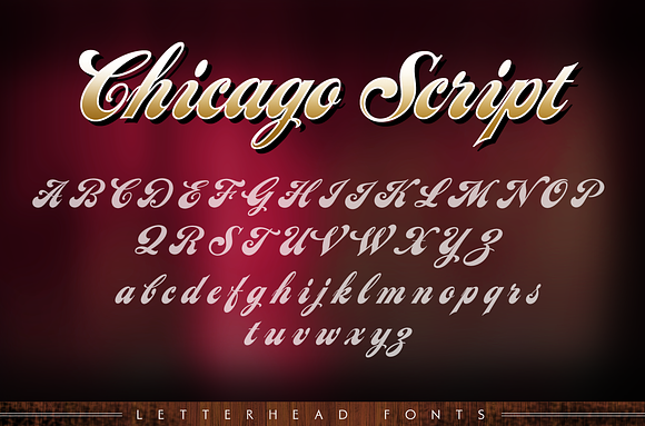 LHF Chicago Script in Script Fonts - product preview 2