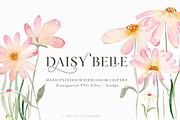 Daisy Belle - Watercolor Flowers